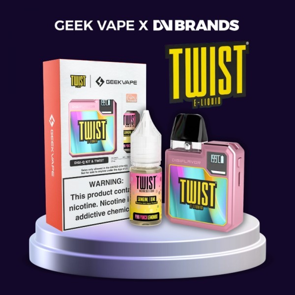 Twist Salt x GeekVape - E-Liquid + Device Bundle Twist Salt x GeekVape - E-Liquid + Device Bundle