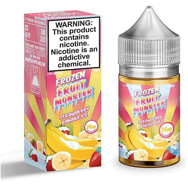 Frozen Fruit MONSTER Synthetic Salt - Strawberry Banana ICE 30mL Frozen Fruit MONSTER Synthetic Salt - Strawberry Banana ICE 30mL