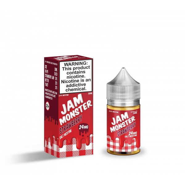 Jam MONSTER Synthetic Salt - Strawberry Jam 30mL Jam MONSTER Synthetic Salt - Strawberry Jam 30mL