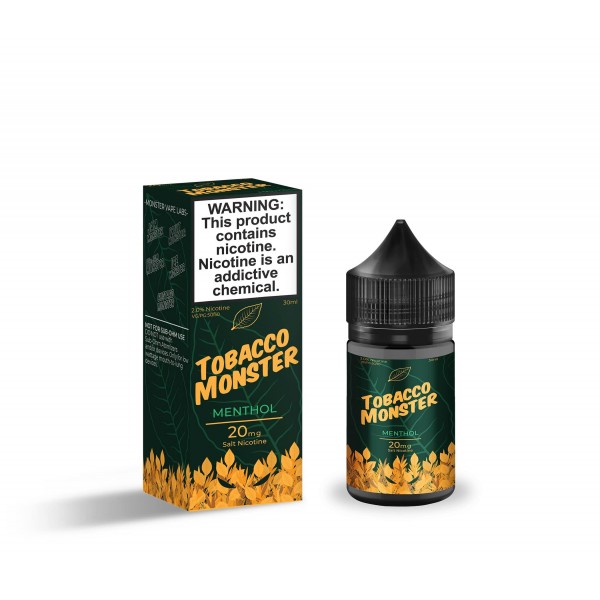 Tobacco Monster Synthetic Salt - Menthol 30mL Tobacco Monster Synthetic Salt - Menthol 30mL