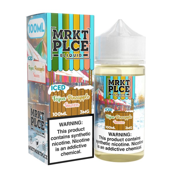 MRKT PLCE - Feijoa Pineapple Guava Iced 100mL MRKT PLCE - Feijoa Pineapple Guava Iced 100mL