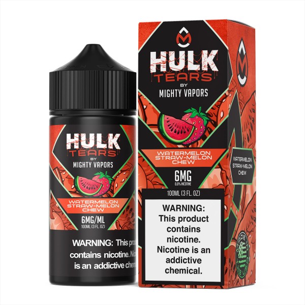 Hulk Tears by Mighty Vapors - Watermelon Straw-Melon Chew 100mL