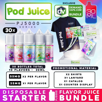 Pod Juice PJ5000 Salts 30mL Starter Bundle