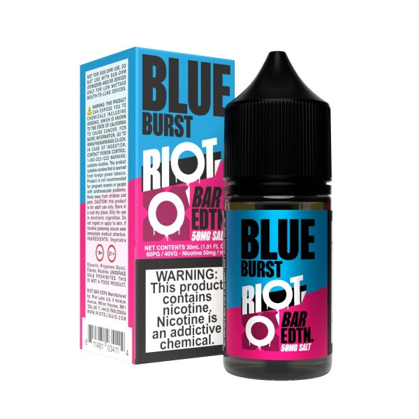 Riot Bar EDTN Salt - Blue Burst 30mL
