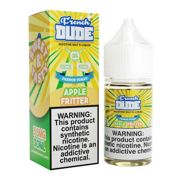 French Dude Synthetic Salt by Vape Breakfast Classics - Apple Fritter 30mL French Dude Synthetic Salt by Vape Breakfast Classics - Apple Fritter 30mL