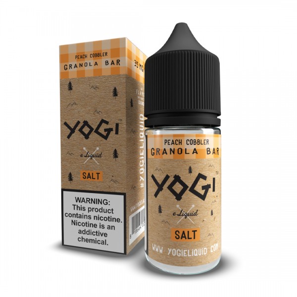 Yogi Salt - Peach Cobbler Granola Bar 30mL Yogi Salt - Peach Cobbler Granola Bar 30mL