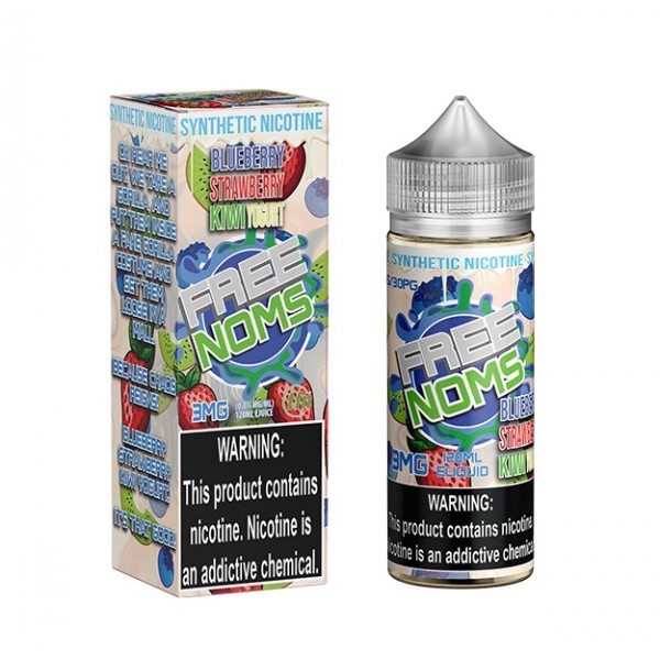 FreeNoms Synthetic - Blueberry Yogurt Strawberry Kiwi 120mL FreeNoms Synthetic - Blueberry Yogurt Strawberry Kiwi 120mL