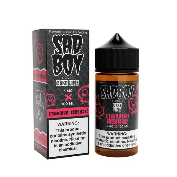 Sadboy Synthetic - Strawberry Cheesecake 100mL Sadboy Synthetic - Strawberry Cheesecake 100mL