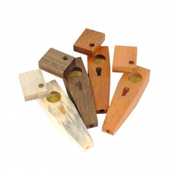 Bearded Square Hand Pipe w/ Lid