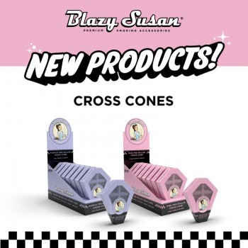 Blazy Susan Cross Cone Display Box 8CT