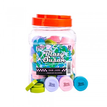 Blazy Susan 32mm Silicone Dab Jars 52CT
