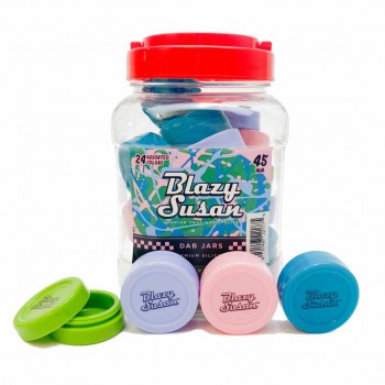 Blazy Susan 45mm Silicone Dab Jars 24CT