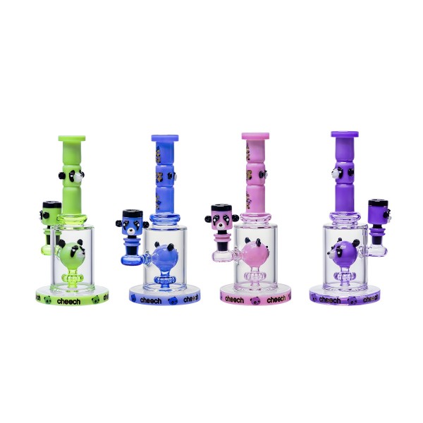 Cheech Glass 8.5" Eat. Sleep. Be Adorable. Panda Water Pipe