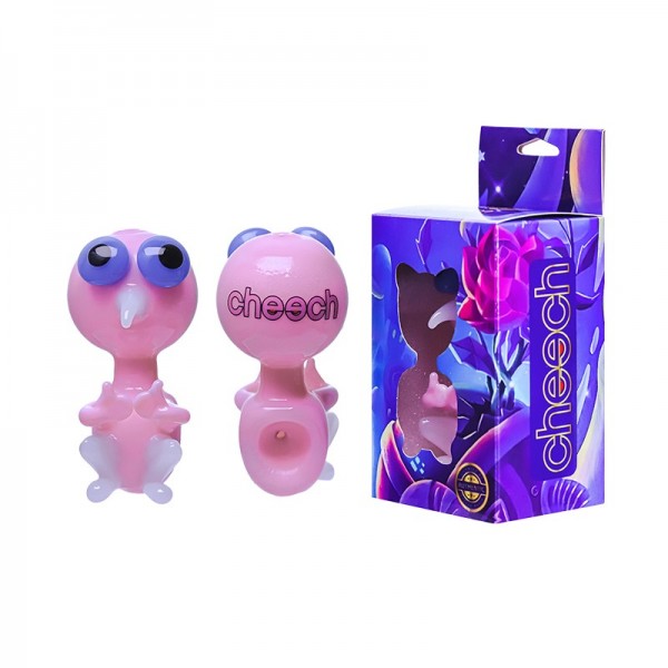 Cheech Glass Pink Birdie Hand Pipe