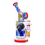Cheech Glass 12" Dunked-Out Drip Water Pipe