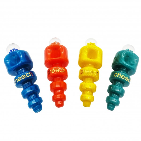 Cheech Glass Full Color Cheech Logo Square Hand Pipe
