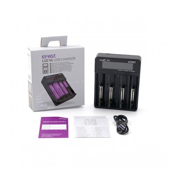 Efest LUC V4 LCD Screen Type-C USB Battery Charger