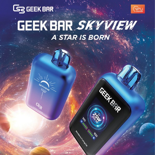 Geek Bar Skyview Disposable 5% (Display Box of 5) (Master Case of 150)
