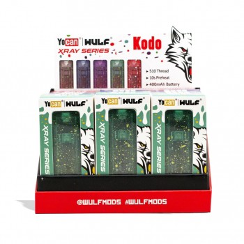 Wulf X-Ray Series Kodo Cartridge Mod Display Box 15CT Wulf X-Ray Series Kodo Cartridge Mod Display Box 15CT
