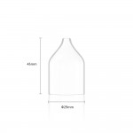 Draco Glass Mouthpiece by Hamilton Devices