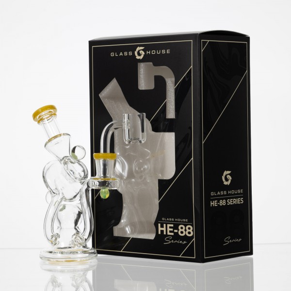 Glass House 5" Mini Marble Recycler Rig