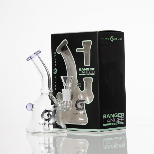Glass House Flared Button Banger Hanger Rig
