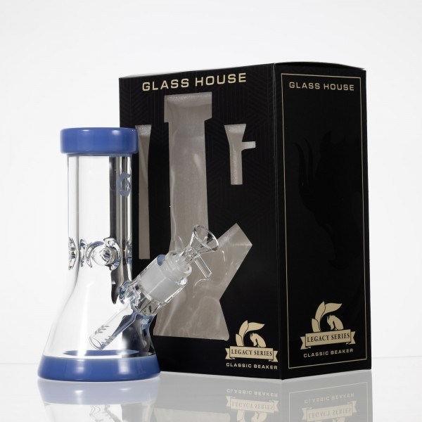 Glass House 8" Legacy Series Beaker Water Pipe - Assorted Colors