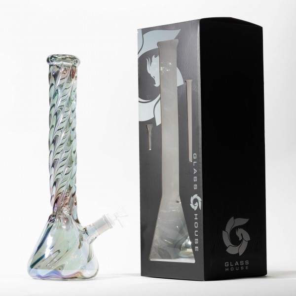 Glass House 16" Twisted Beaker Water Pipe