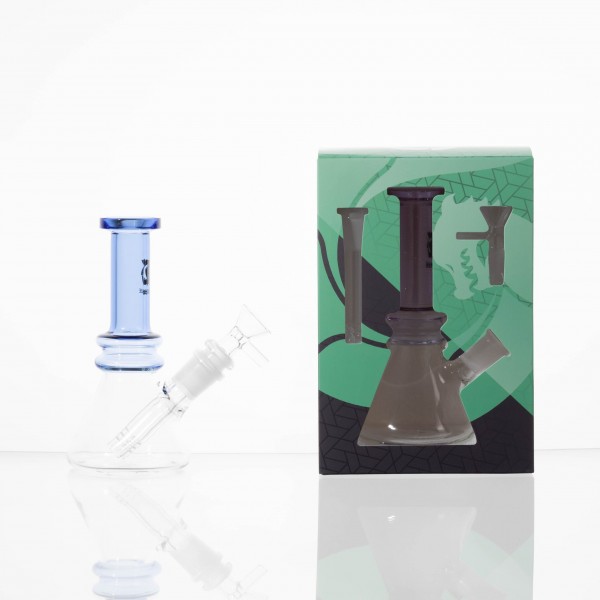 Glass House 6" Two-Toned Mini Beaker Water Pipe