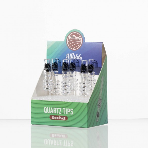Hillside Glass 10mm Quartz Tips Box 6CT