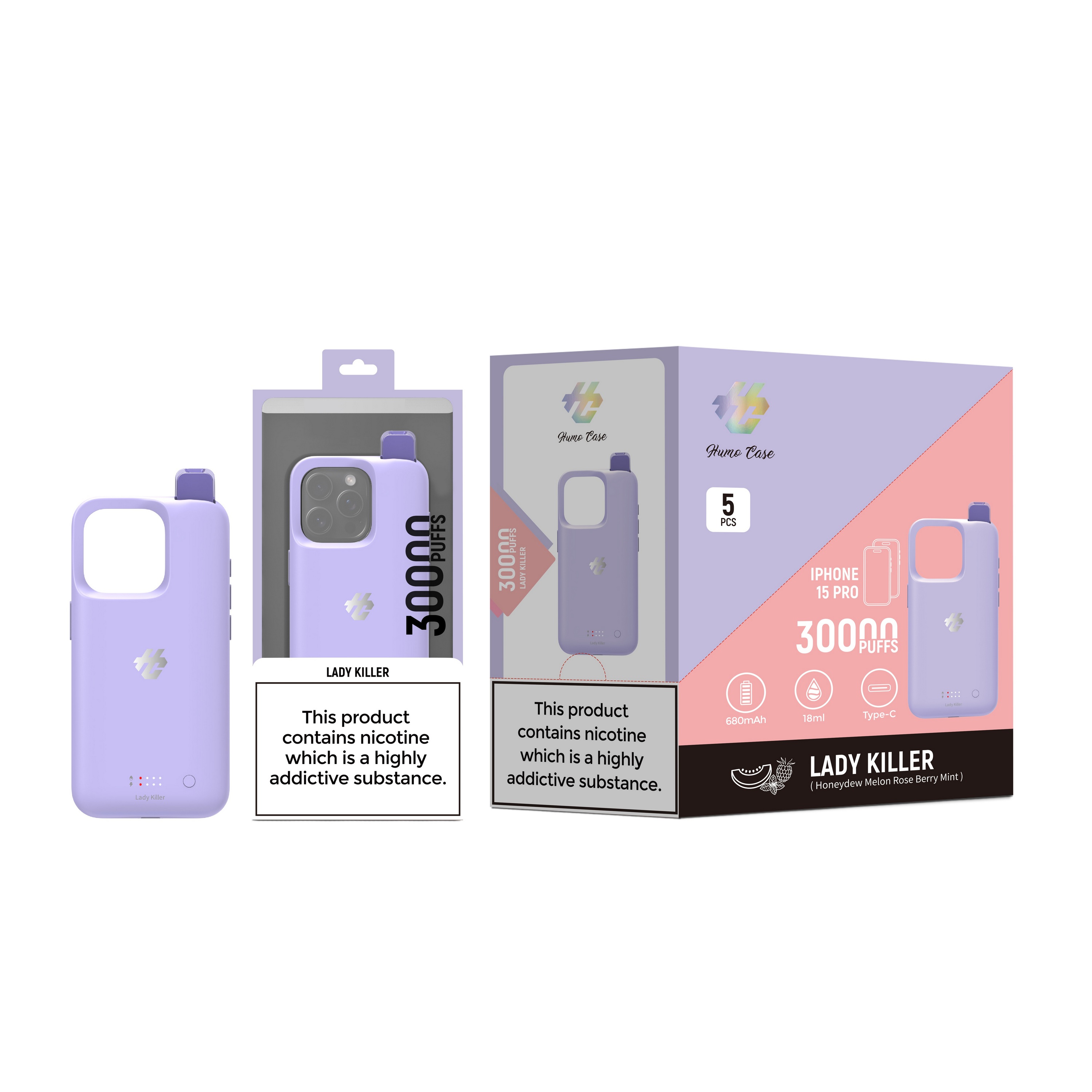 elfbar elfa master akku Dampf Shop Vision Vape Case Iphone 5 / 5S main image 1