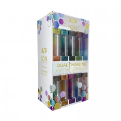 iON Dual Charge Cartridge Battery Pre-Filled Display 50CT