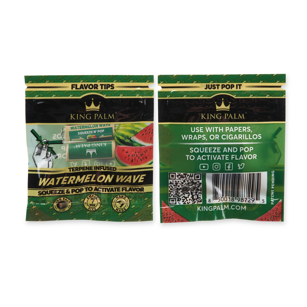King Palm Filter Flavor Tips Display 50CT, thc, , dry herb, joint ...