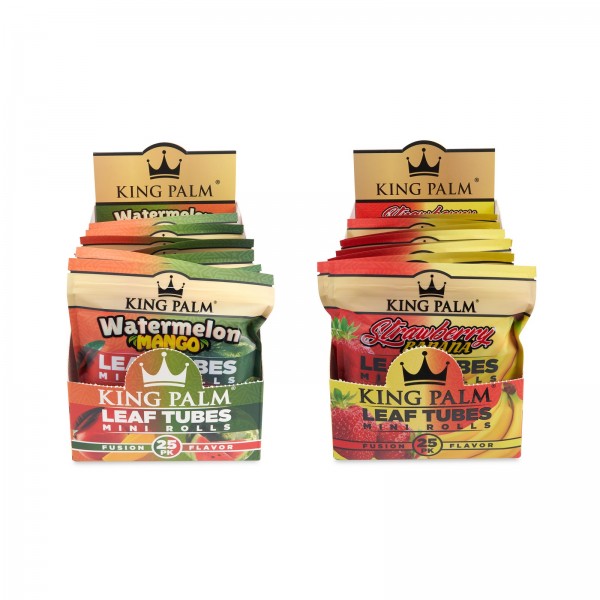 King Palm Flavored Cones 25pk Mini Display 8CT