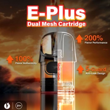 Lost Vape E Plus Dual Mesh Cartridges 3pk