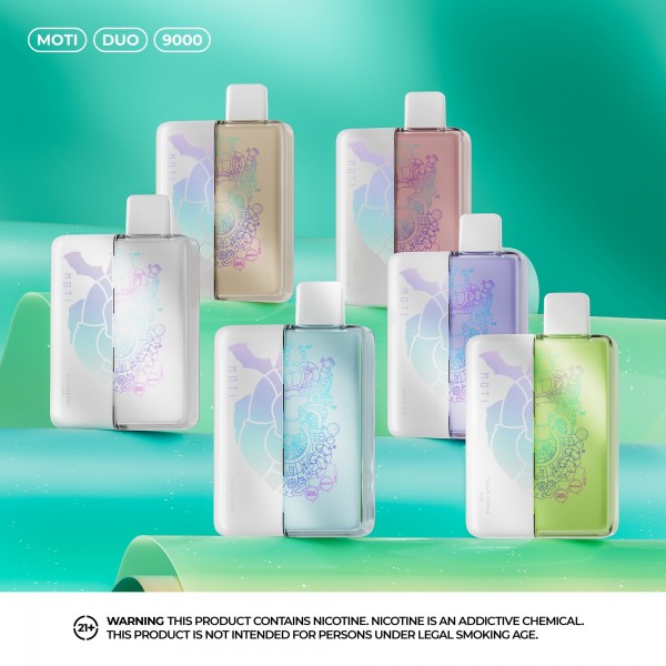 MoTi Duo 9000 Disposable 5% (Display Box of 5) (Master Case of 200) MoTi Duo 9000 Disposable 5% (Display Box of 5) (Master Case of 200)