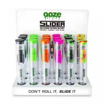 OOZE Glass Blunt Slider Display - 18 Count OOZE Glass Blunt Slider Display - 18 Count