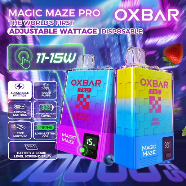 OXBAR Magic Maze Pro 10K Disposable 5% (Display Box of 5) (Master Case of 100)