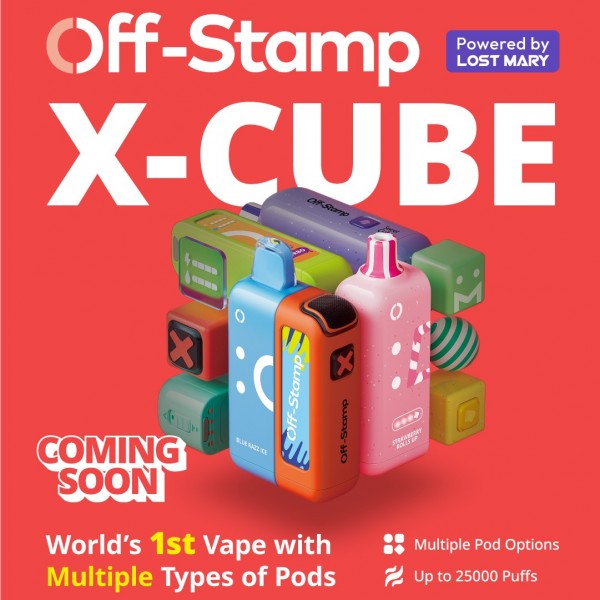 Off-Stamp X-Cube Disposable Full Kit 5% (Display Box of 5) (Master Case of 150)
