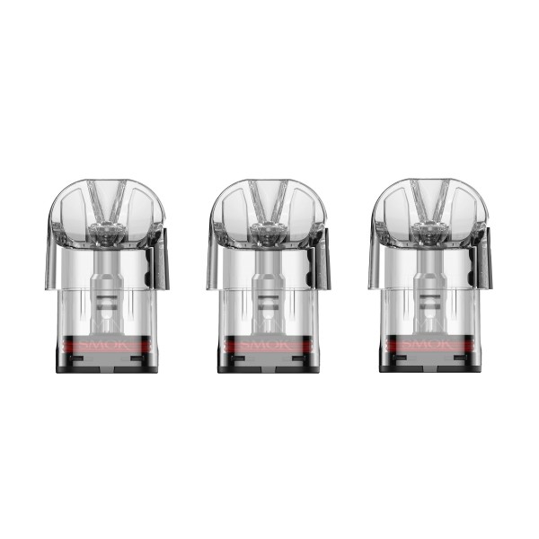 SmokTech Novo Pod 3mL Clear Meshed 3pk
