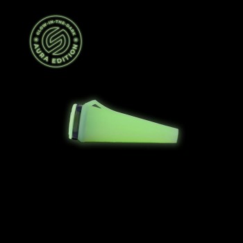 SOFTGLASS Aura Pinch One Hitter Pipe (Glow in the Dark)