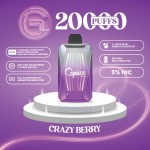 SpaceMax Glow 20000 Disposable 5% (Display Box of 5) (Master Case of 200) SpaceMax Glow 20000 Disposable 5% (Display Box of 5) (Master Case of 200)