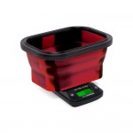 Truweigh Mini Crimson Collapsible Bowl Scales - 100g x 0.01g Truweigh Mini Crimson Collapsible Bowl Scales - 100g x 0.01g