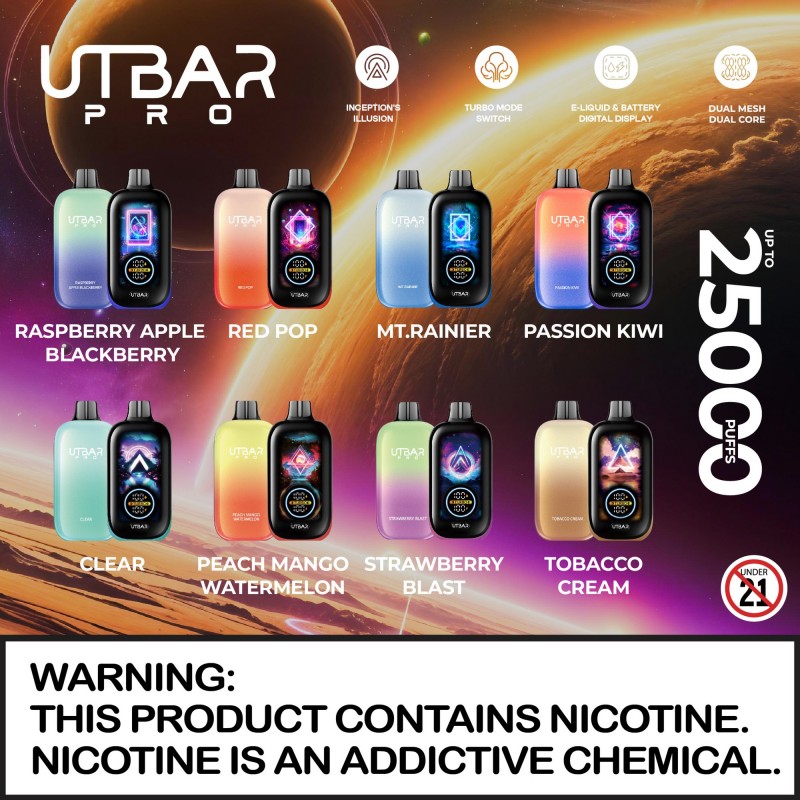 UT Bar Vape Price UT BAR PRO 25K Flavors – Vape Papa Australia UT Vape  50,000 Puffs