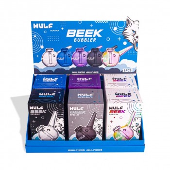 Wulf Mods Beek Bubbler Pipe Display Box 6CT Wulf Mods Beek Bubbler Pipe Display Box 6CT