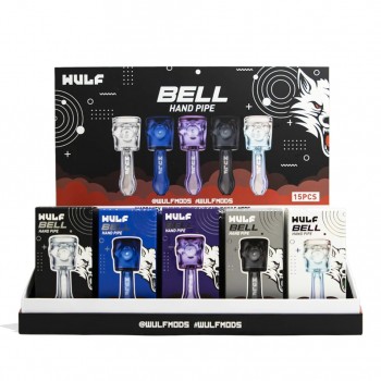 Wulf Mods Bell Hand Pipe Display Box 15CT Wulf Mods Bell Hand Pipe Display Box 15CT