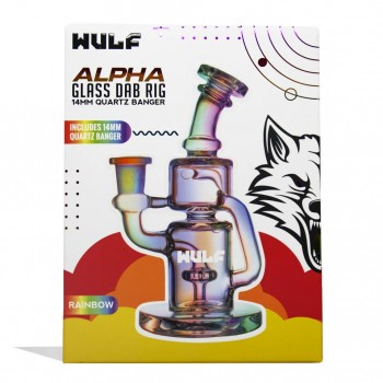Wulf Mods Alpha 14mm Dab Rig w/ Quartz Banger Wulf Mods Alpha 14mm Dab Rig w/ Quartz Banger