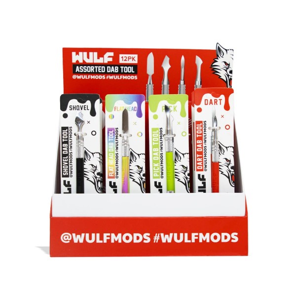 Wulf Mods Assorted Dab Tool Display Box 12CT