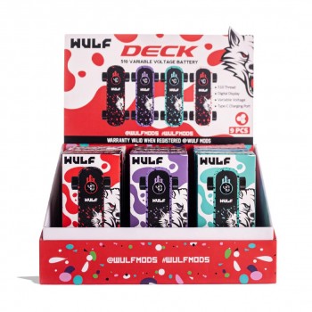 Wulf Mods Deck Cartridge Battery Display Box 9CT Wulf Mods Deck Cartridge Battery Display Box 9CT