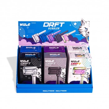 Wulf Mods Drft Bubbler Pipe Display Box 6CT Wulf Mods Drft Bubbler Pipe Display Box 6CT
